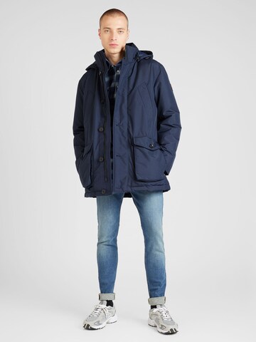 Parka invernale 'Osiass' di BOSS in blu