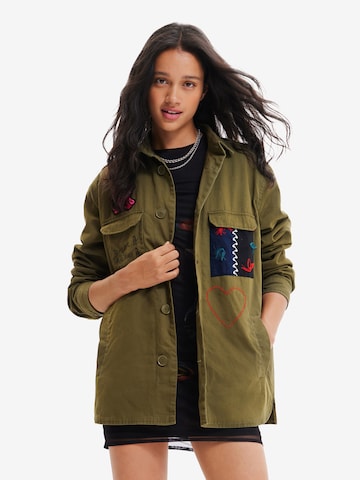 Desigual Between-Season Jacket 'Chaq_Bear' in Green: front