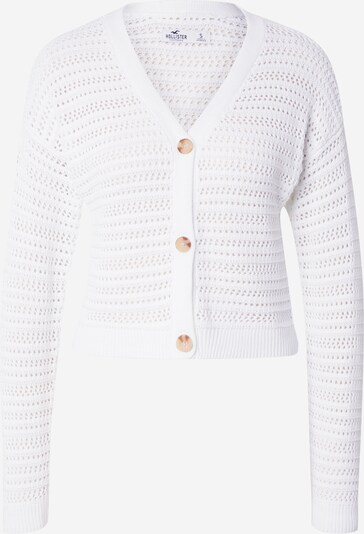 HOLLISTER Cardigan en blanc, Vue avec produit