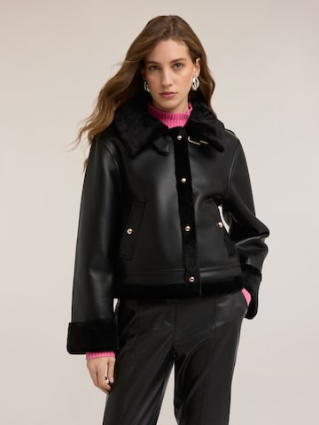 MOTIVI - Abrigo de invierno en negro: frente