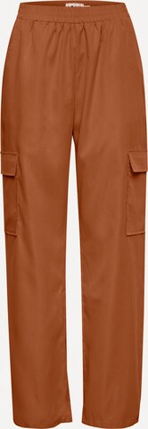 ICHI Pants 'Kecia' in Brown: front