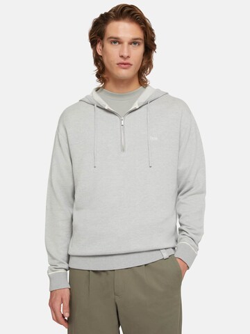 Boggi Milano Sweatshirt in Grijs: voorkant