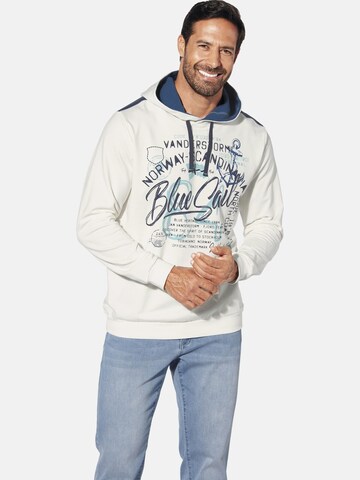 Jan Vanderstorm Sweatshirt 'Perkan' in White: front