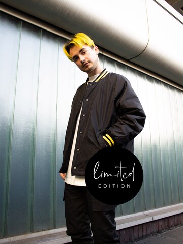 ABOUT YOU Limited Between-season jacket 'Ivan' in Black: front
