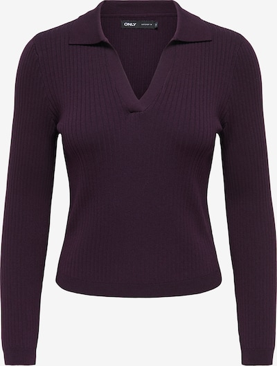 ONLY Pullover 'ONLKaya' in XS in aubergine, Produktansicht