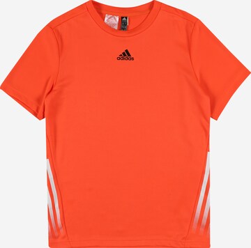 T-Shirt fonctionnel ADIDAS PERFORMANCE en orange : devant