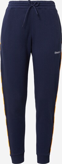 Pantaloni sport Reebok Sport pe bleumarin / galben citron / alb, Vizualizare produs