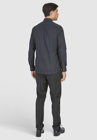 HECHTER PARIS Regular fit Business Shirt 'Xtension' in Black