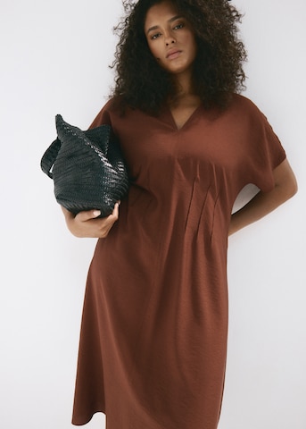 MANGO Knitted Top 'SOFIA' in Brown