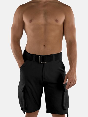 Regular Pantalon outdoor 'Kalahari' normani en noir
