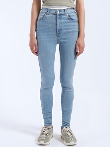 Dr. Denim Skinny Jeans 'Moxy High Skinny' in Blauw
