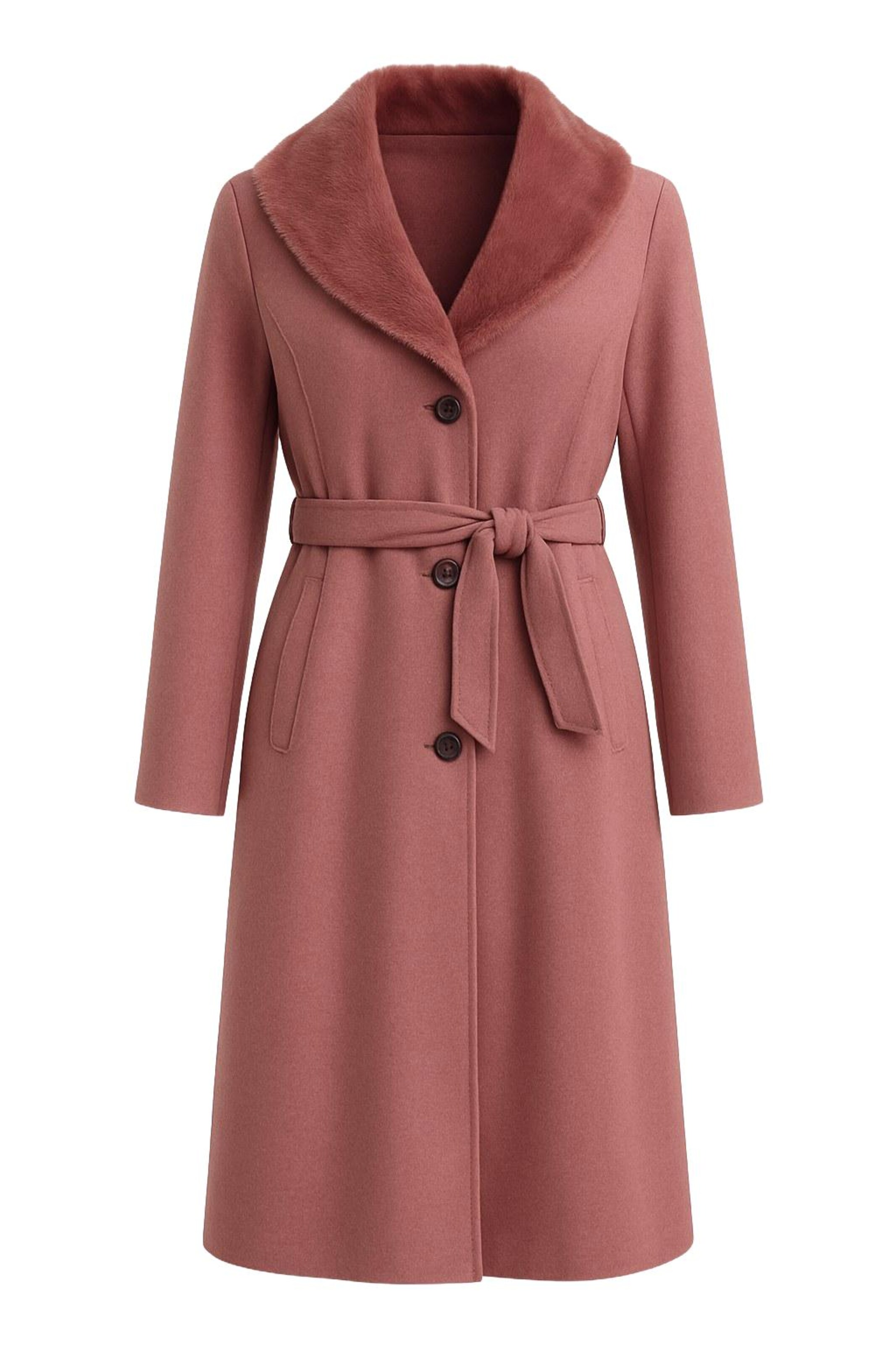 MODAMIHRAM Tussenmantel in Roze: voorkant