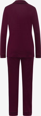 Hanro Pyjama 'Natural Comfort' in Lila