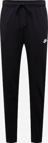 Regular Pantaloni de la Nike Sportswear pe negru: față