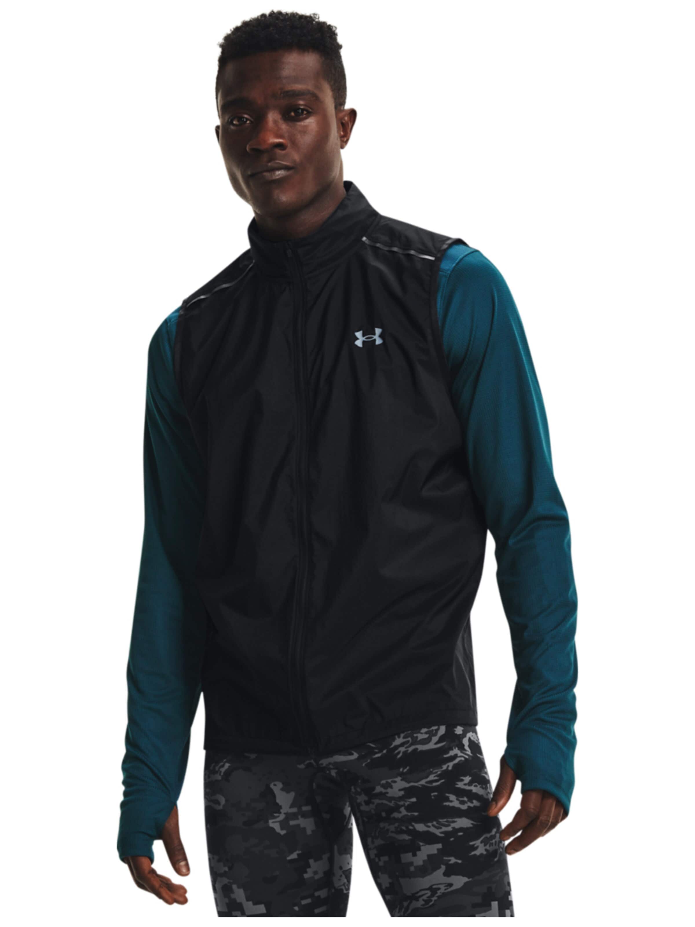 Gilet 'Under Armour UA OutRun the Storm' di UNDER ARMOUR in nero: frontale