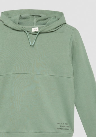 s.Oliver Sweatshirt in Groen