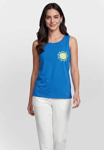 Usha - Top en azul: frente