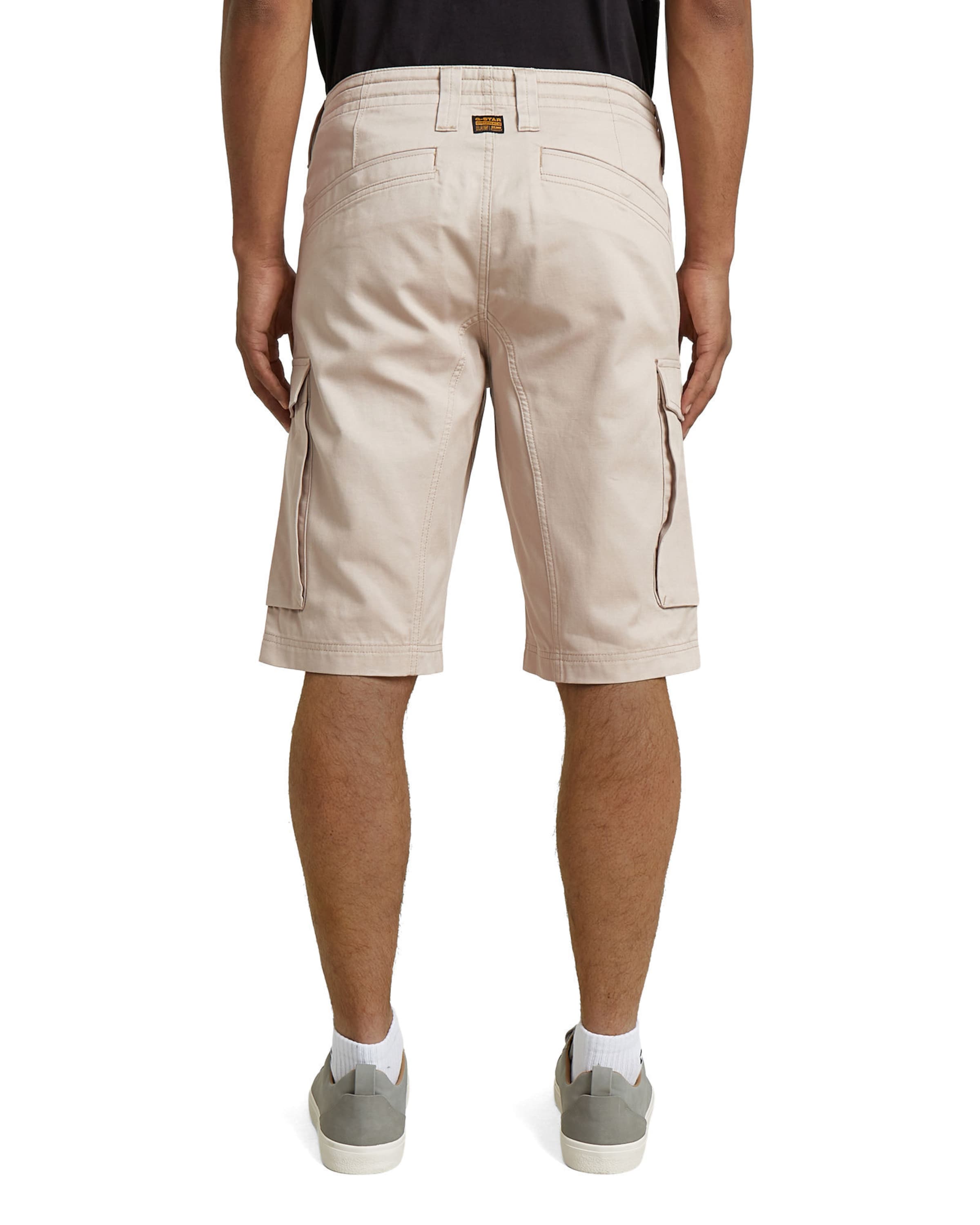 G-STAR Regular Shorts - 'Core Regular Cargo Short' in Beige