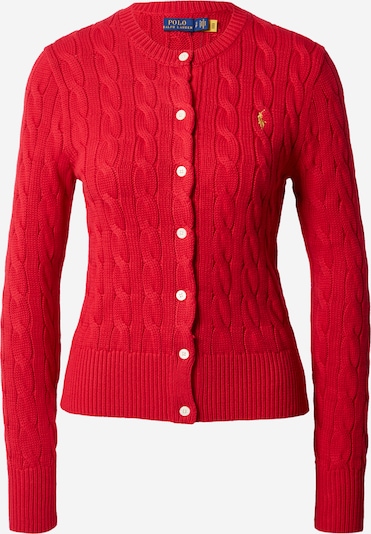 Polo Ralph Lauren Knit Cardigan in Gold / Fire red, Item view