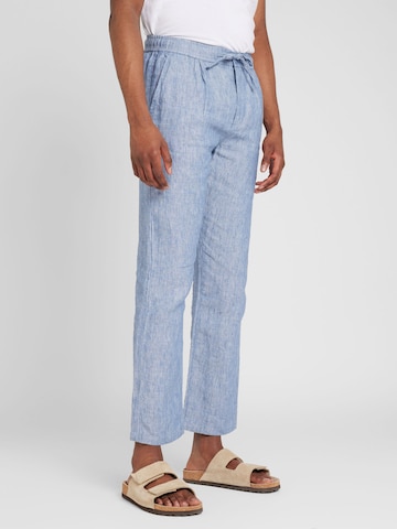 Regular Pantalon à pince KnowledgeCotton Apparel en bleu : devant