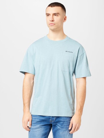 COLUMBIA - Camiseta funcional 'Break It Down' en azul: frente