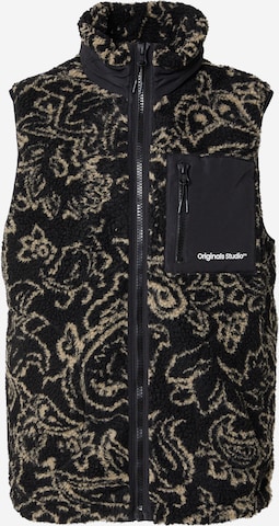 Gilet 'JORVESTERBRO' JACK & JONES en gris : devant