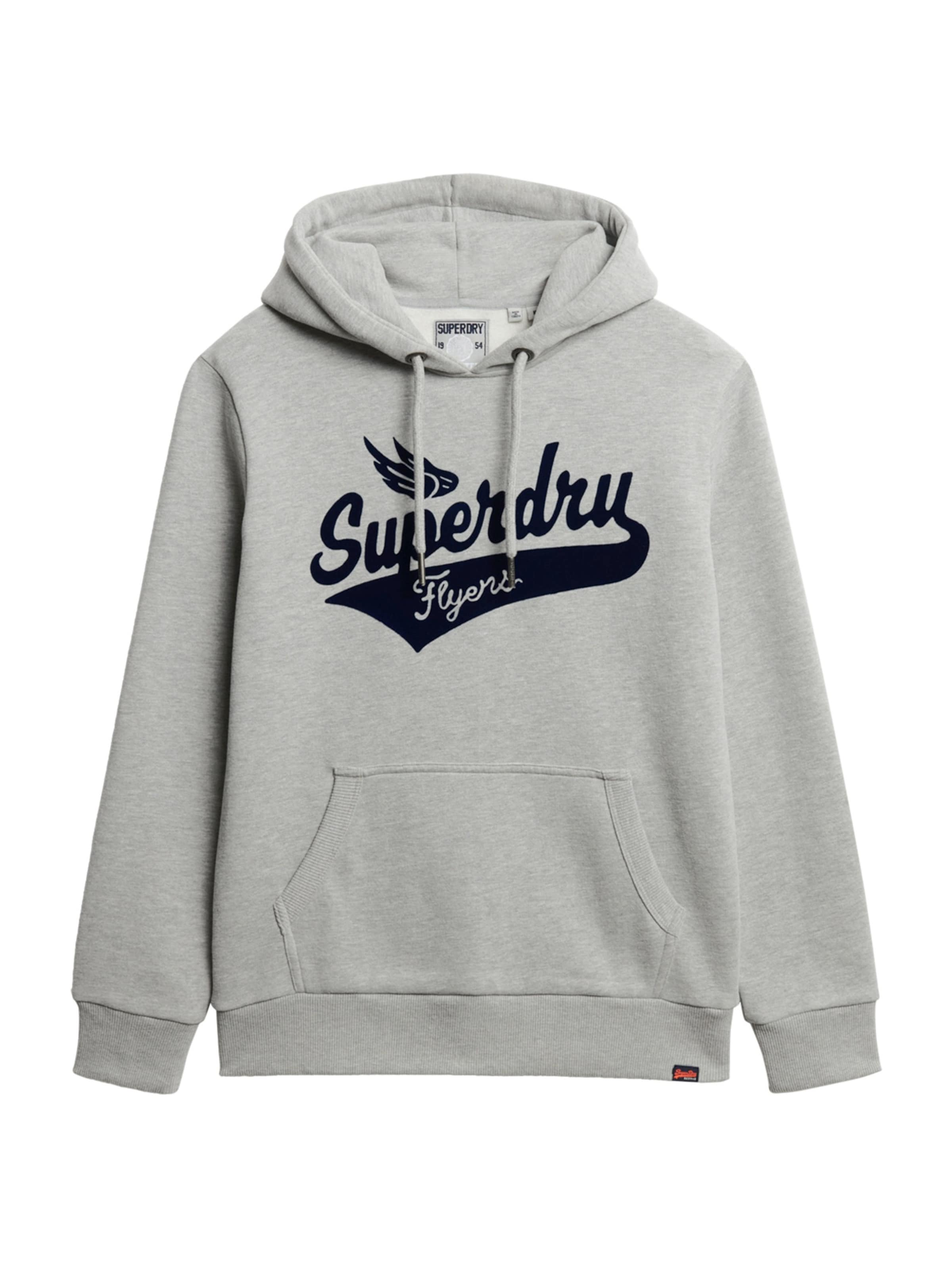 Superdry & Co Sweatshirt 'FLYERS' in Grau: Vorderseite
