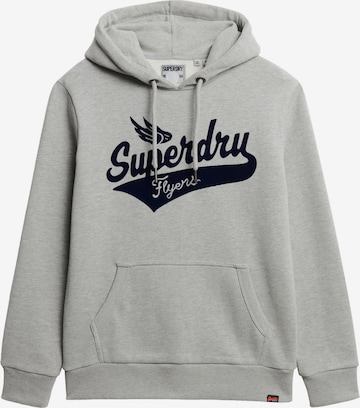 Superdry & Co Collegepaita 'FLYERS' värissä harmaa: etupuoli