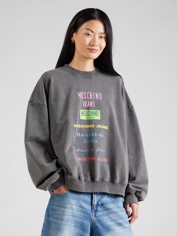 Moschino Jeans Mikina - Sivá: predná strana