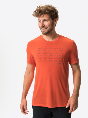VAUDE Performance shirt 'Tekoa' in Red: front