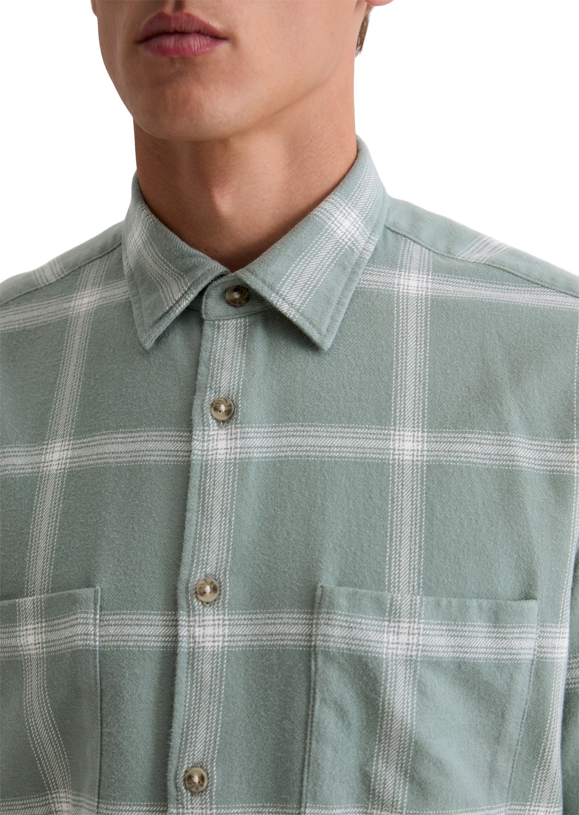 Marc O'Polo Regular fit Button Up Shirt in Blue
