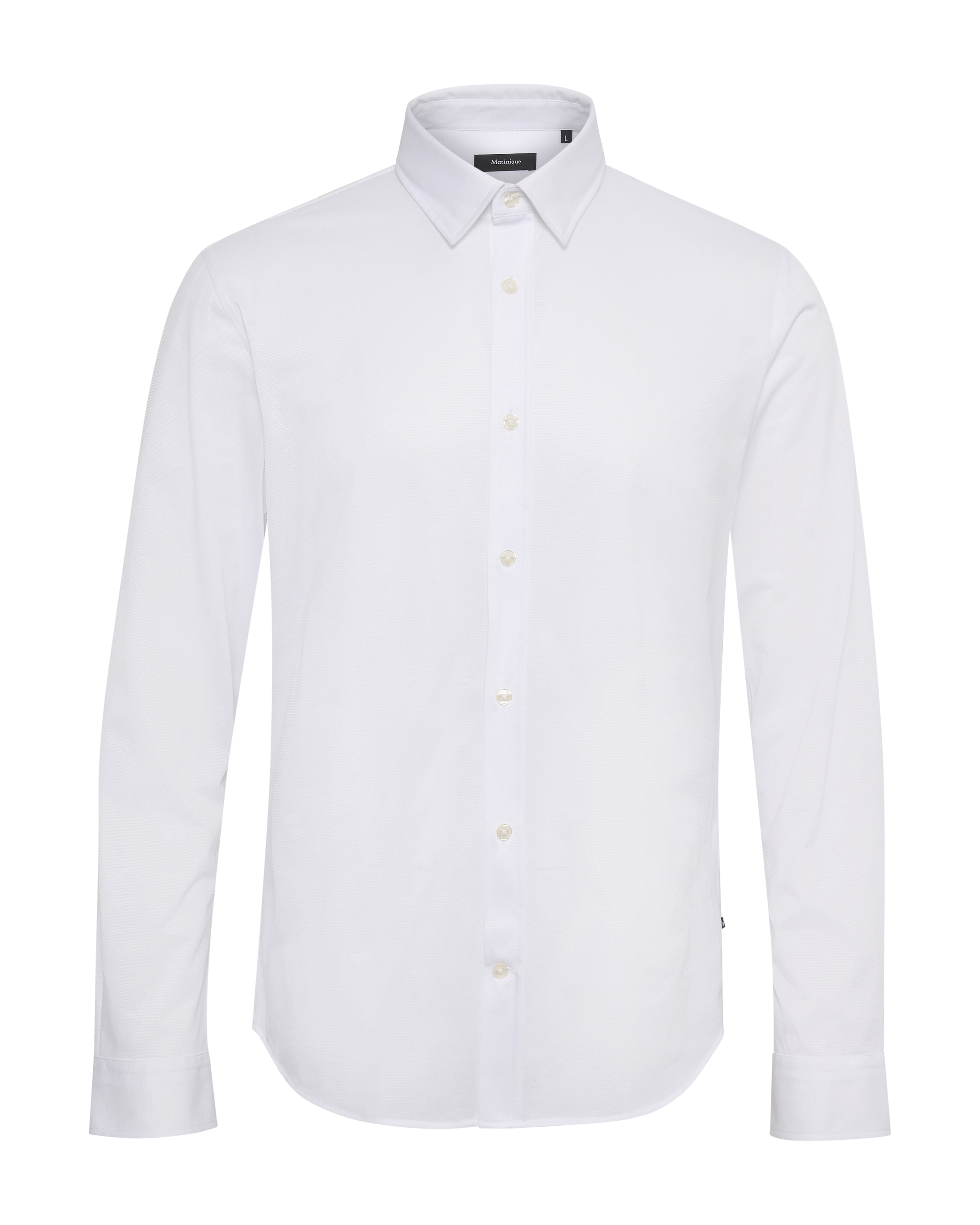 Matinique Regular Fit Hemd 'Trostol ' in Weiß: Vorderseite