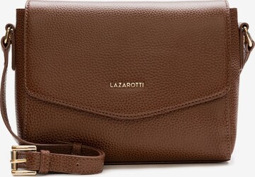Lazarotti Crossbody Bag in Brown: front