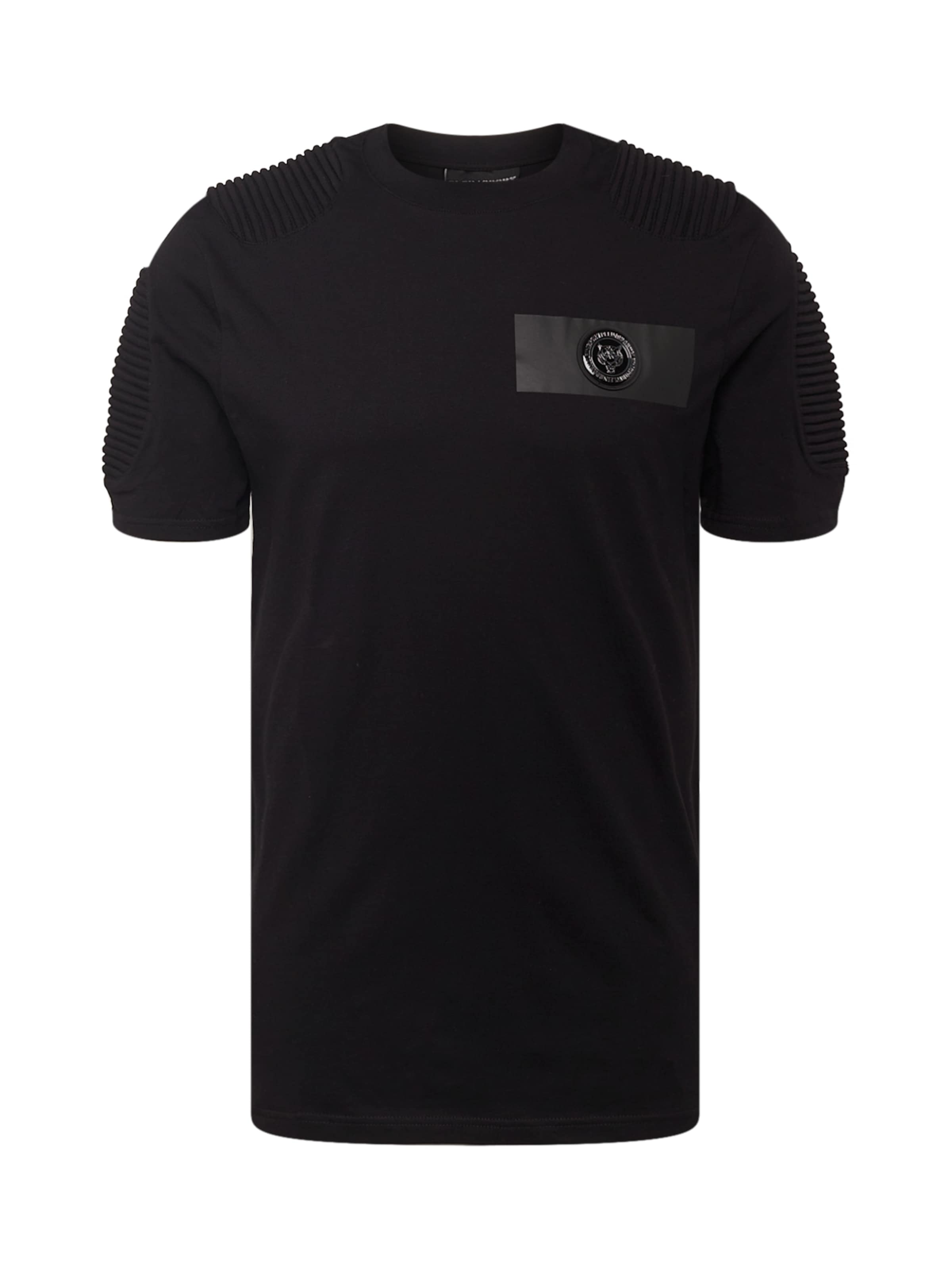 Plein Sport - Camisa em preto: frente