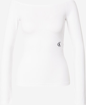Calvin Klein Shirt 'Bardot' in Weiß: predná strana
