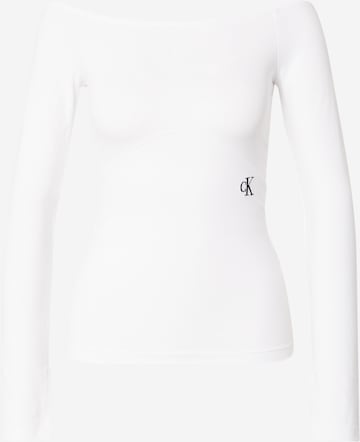 Calvin Klein Póló 'Bardot' - fehér: elől