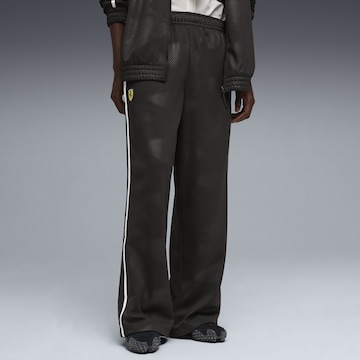 Loosefit Pantalon de sport 'Scuderia Ferrari T7' PUMA en noir : devant