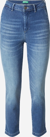 UNITED COLORS OF BENETTON Slimfit Jeans in Blauw: voorkant