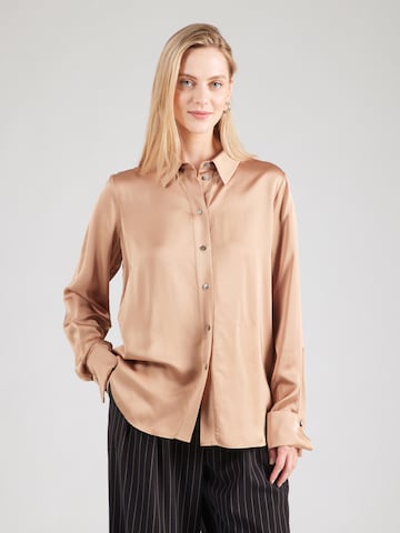 Karl Lagerfeld Bluzka w kolorze brązowy: przód