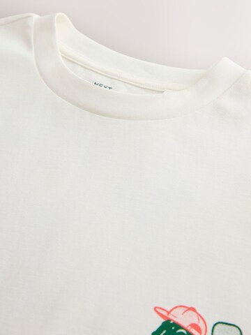 T-Shirt Next en blanc