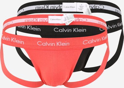Calvin Klein Underwear Slip en corail / noir / blanc, Vue avec produit