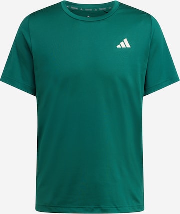 Tricou funcțional 'Sports Club Graphic' de la ADIDAS PERFORMANCE pe verde: față