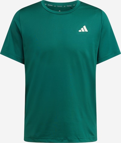 ADIDAS PERFORMANCE T-Shirt fonctionnel 'Sports Club Graphic' en crème / vert foncé, Vue avec produit