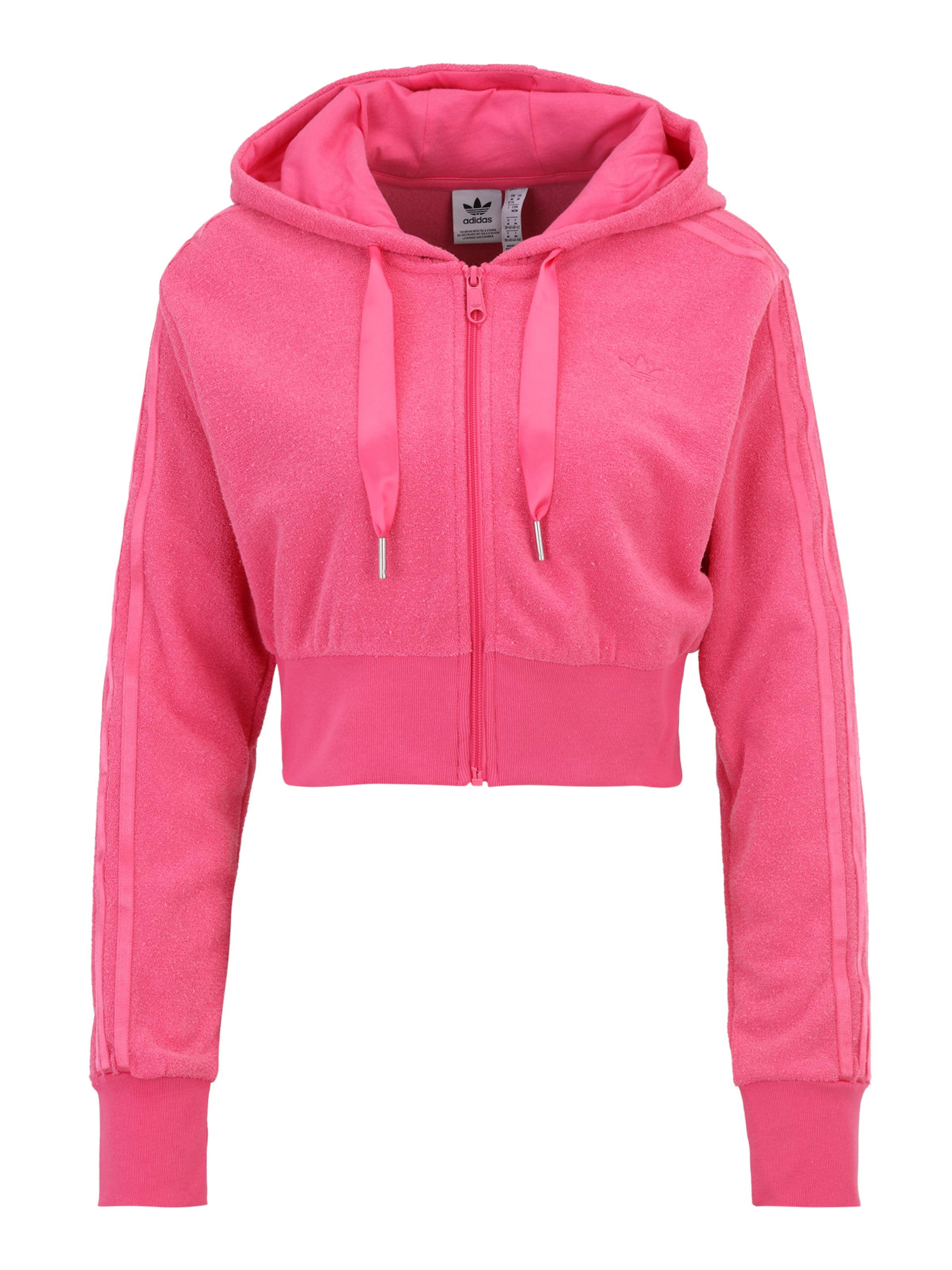 Veste de survêtement ADIDAS ORIGINALS en rose : devant