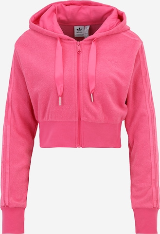 ADIDAS ORIGINALS Sweatjacke in Pink: Vorderseite