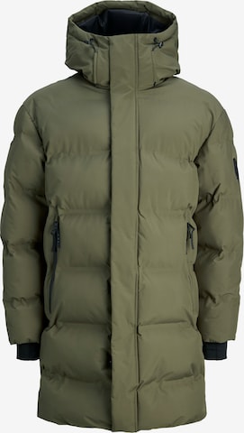 JACK & JONES Зимняя куртка 'JCOFusion' в Зеленый: спереди