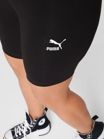 PUMA Skinny Broek in Zwart