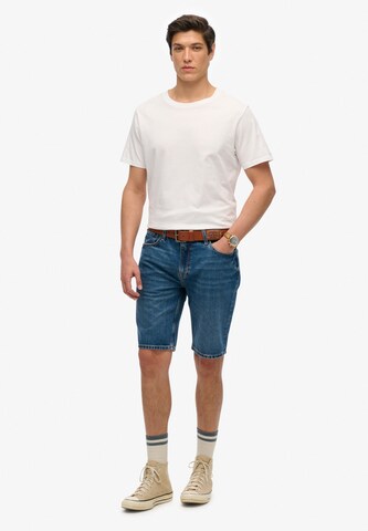 Coupe slim Jean Superdry en bleu
