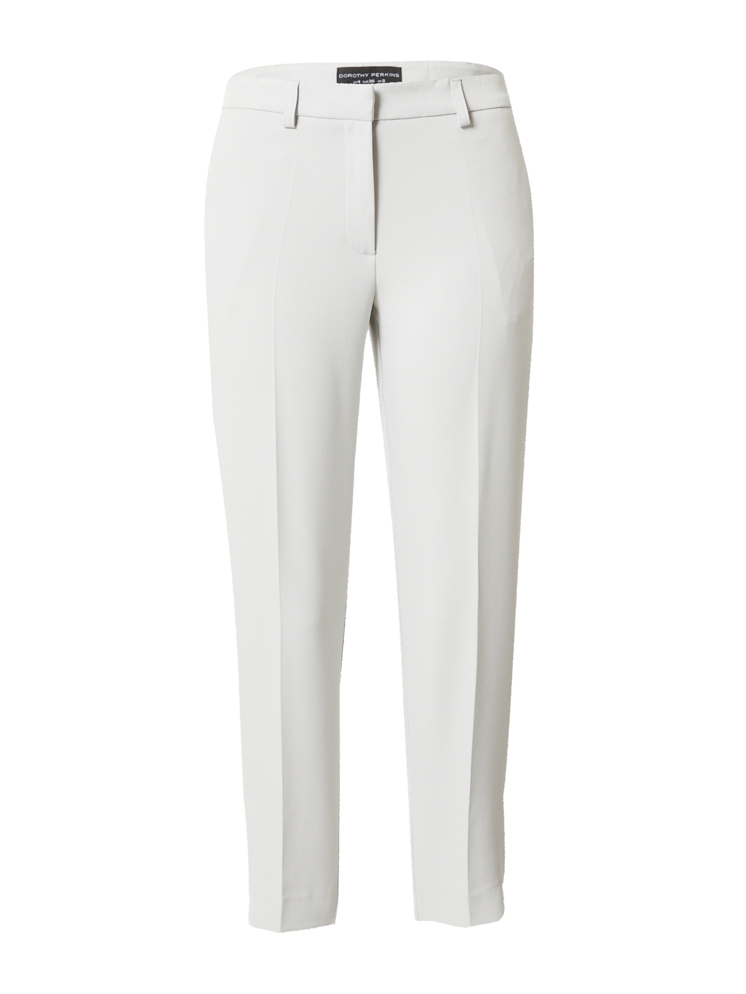 Dorothy Perkins Slim fit Trousers with creases 'Grazer' in Grey: front