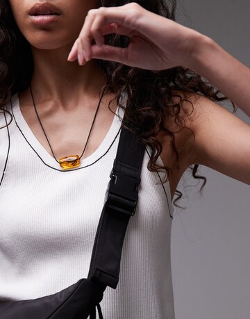 TOPSHOP - Bolso de hombro 'CARRIE' en negro